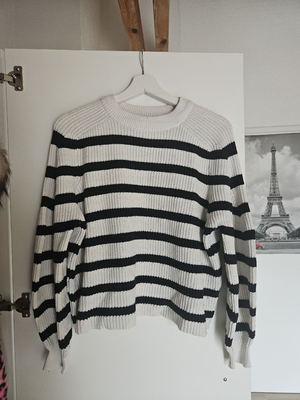 Pull&Bear Maglioni & Felpe: Pull&Bear Pullover gestreift weiss schwarz Grösse S – Usato da Niederwil AG venduto da Sillimini