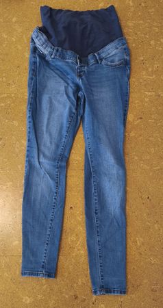 Umstandsjeans blau Grösse L