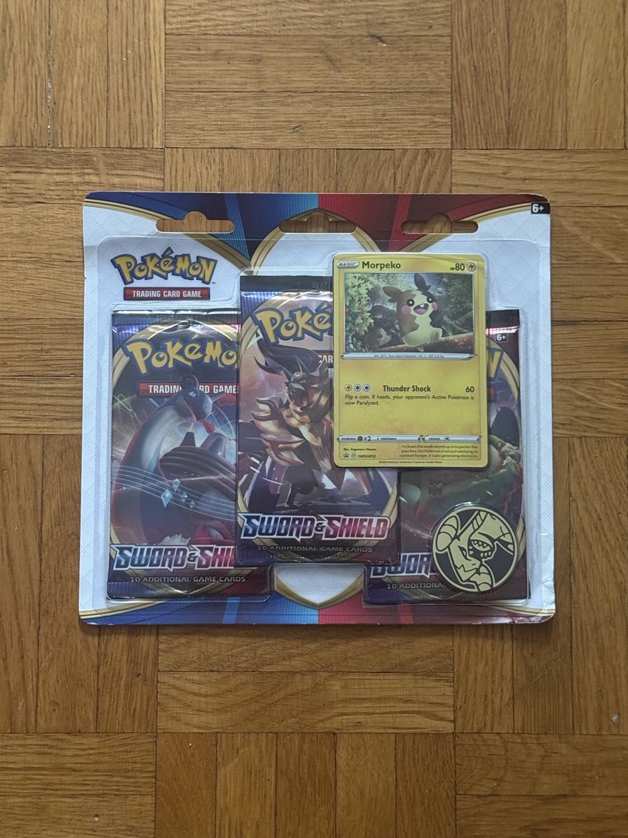 Pokémon Cartes à collectionner: Sword and Shield blister 3 pack ENG – Neuf avec emballage d'origine à Thônex par retrolovech