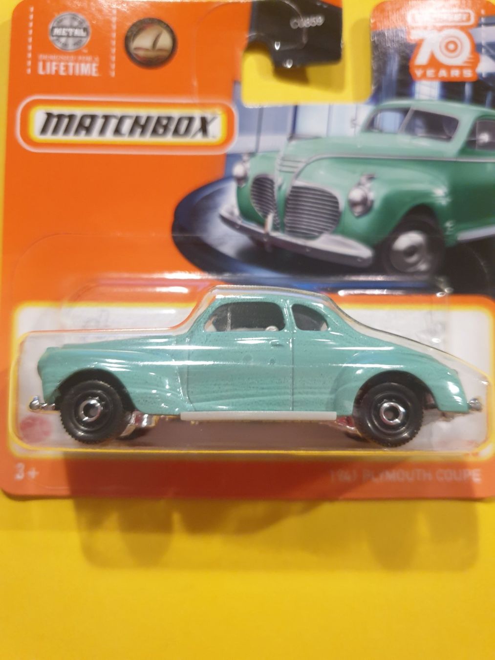 Matchbox Modellini d'auto: Matchbox 1941 PLYMOUTH COUPE – Usato da Oftringen venduto da Rotor 1