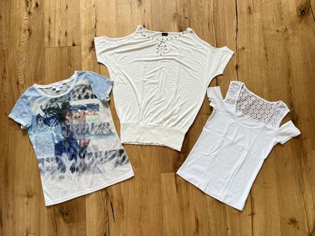 3 T-Shirts Gr. XS NEUWERTIG