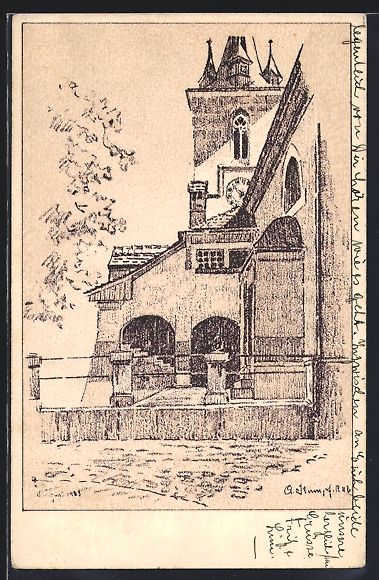 Cartoline postali: AK Bern, Blick auf die Nydeggkirche – Usato da Berlin venduto da bartko-reher