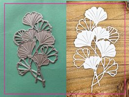 Ginkgo Blätter  - Stanzschablonen