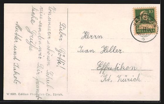 Cartoline postali: Obstalden, Ortsansicht mit Talpanorama – Usato da Berlin venduto da bartko-reher 1