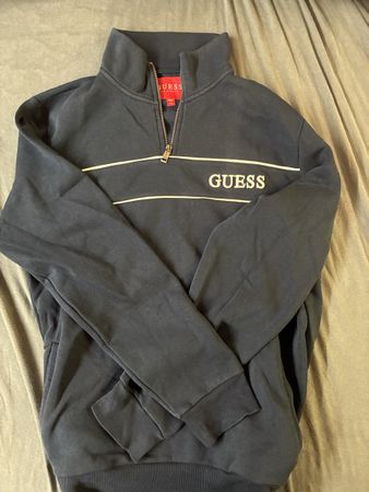 Guess Herren-Sweatshirt, Gr. XXL, Dunkelblau, Top Zustand!