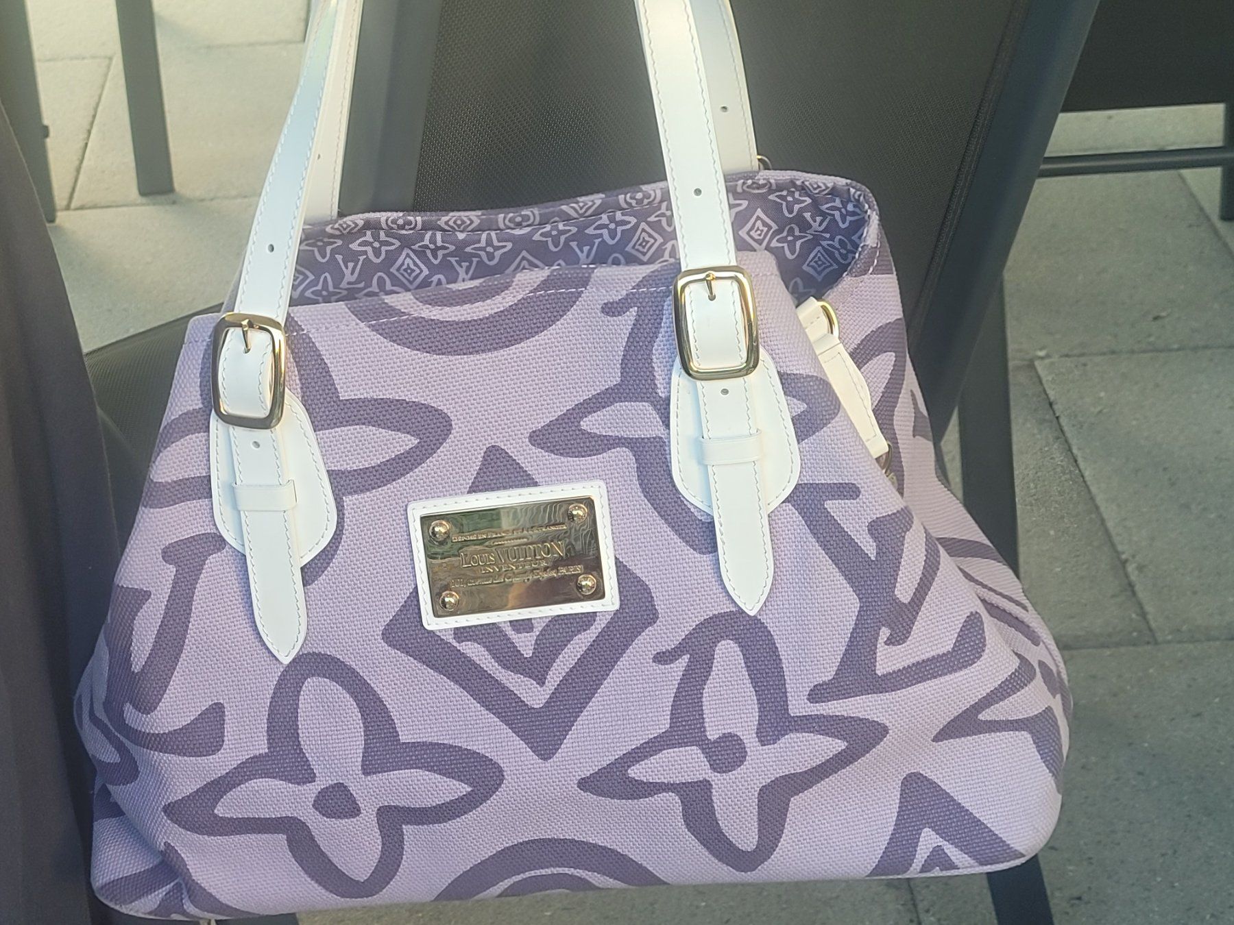 Louis Vuitton Borse da donna: Louis Vuitton Purple Monogram Tahitienne Cabas – Nuovo (secondo la descrizione) da Balsthal venduto da Marche 6