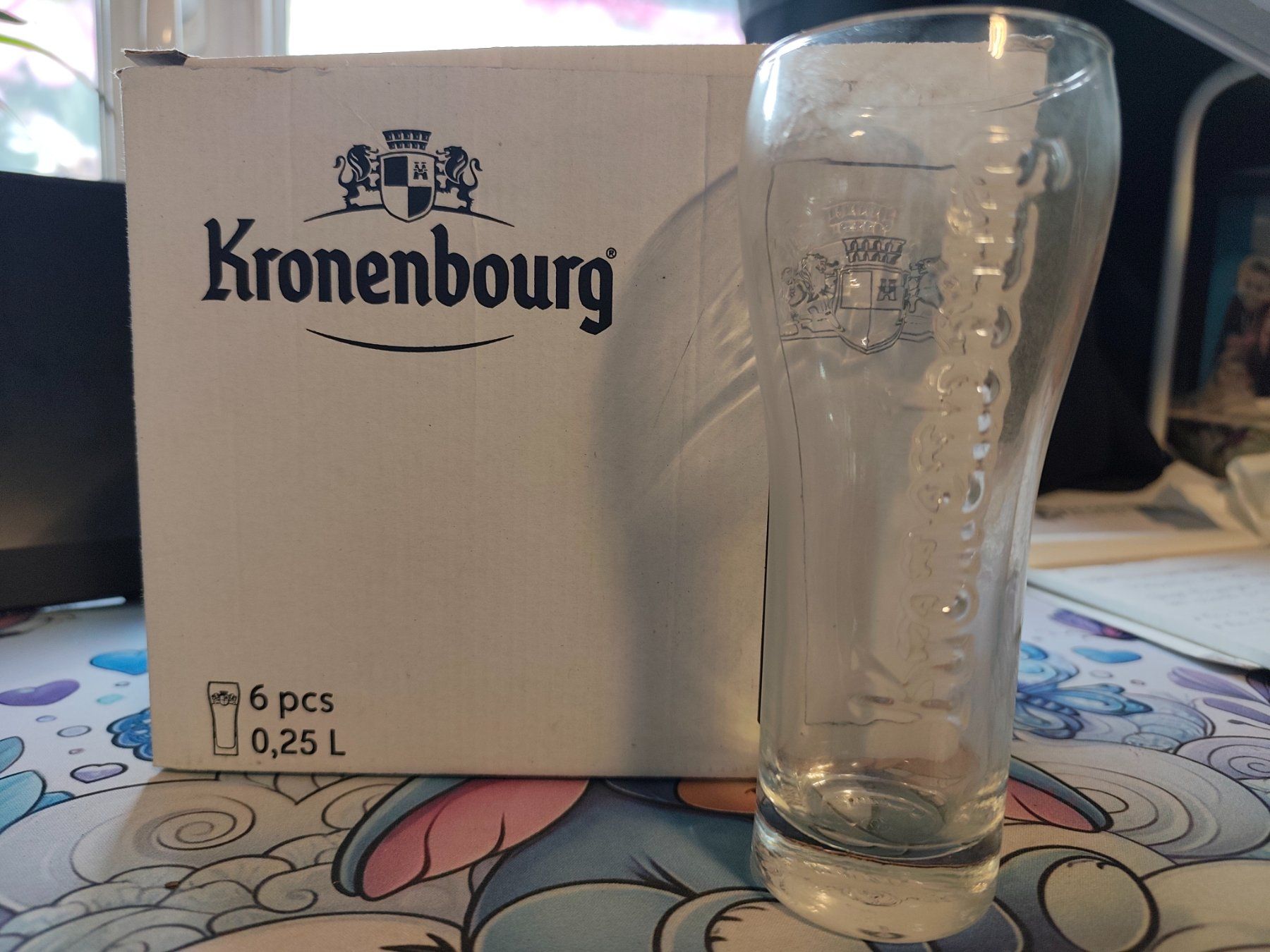 Bicchieri: Verre Kronenbourg – Nuovo e nell'imballaggio originale da Les Acacias venduto da moo_byc9