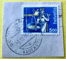 Nr.854 mit Stempelt Käser Aarau   
