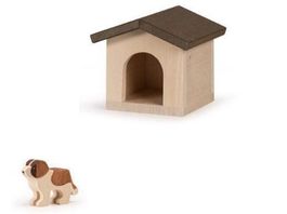 45.- Sale Hundehütte mit Hund Barry, Trauffer, 12,5cm, neu