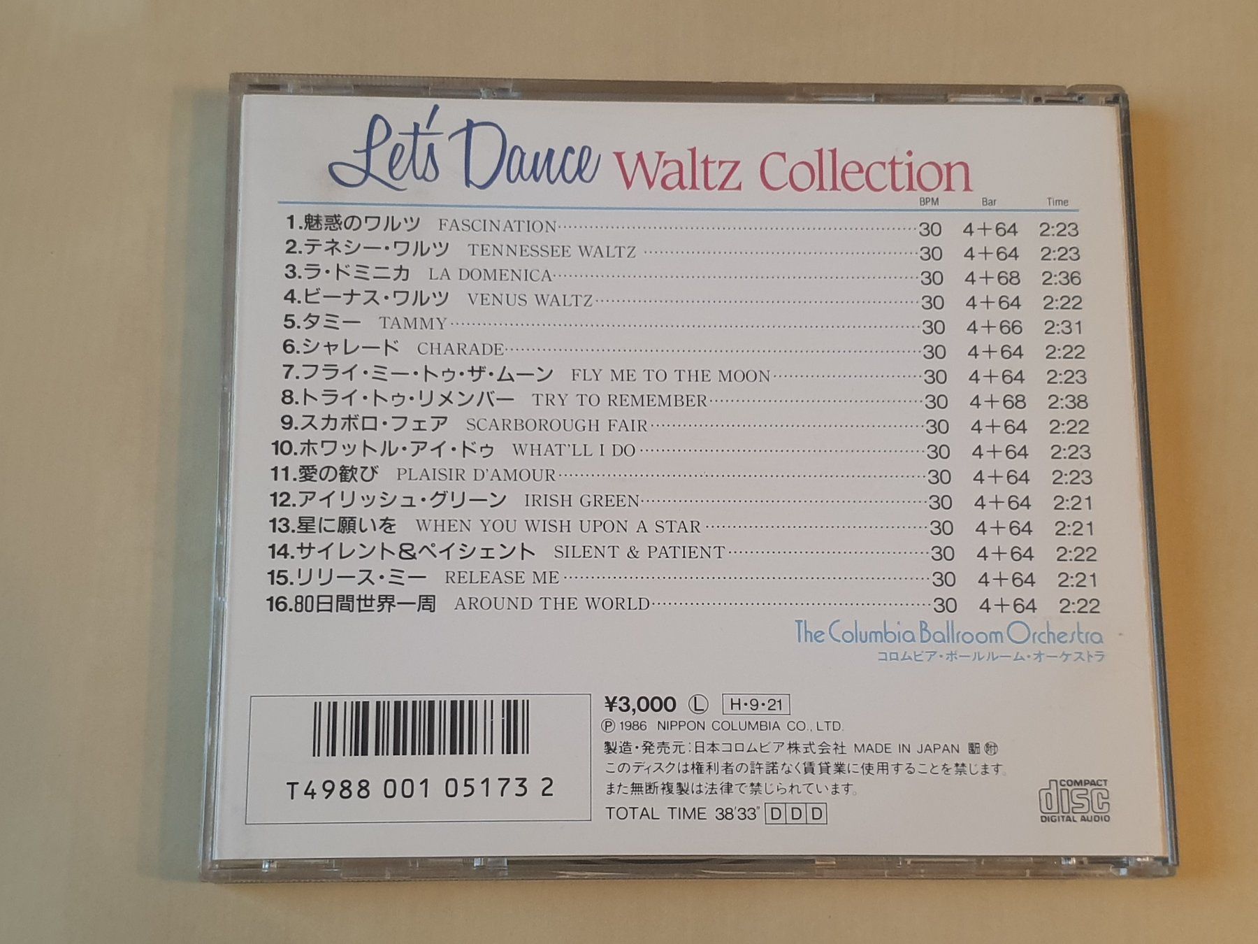 CD: Lets Dance Waltz Collection Japan – Usato da Stansstad venduto da collectorsshop 1