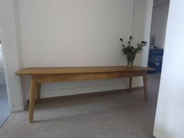 Massive Sitzbank Finsby II - Eiche