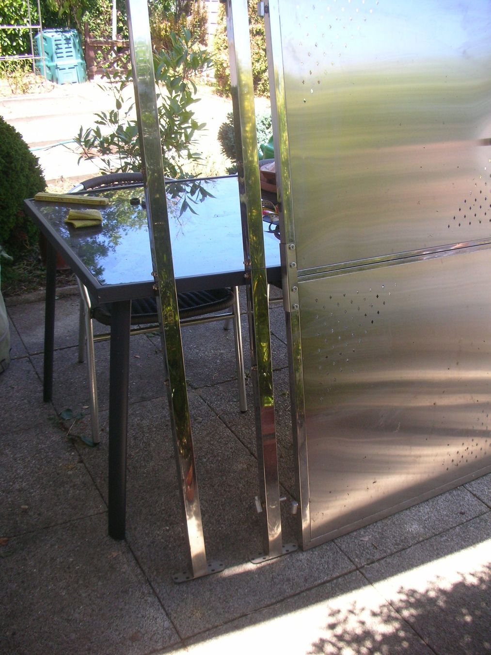 Türen: Aluminiumtüre mit Türpfosten – Gebraucht aus Rheinfelden von Javea4 1