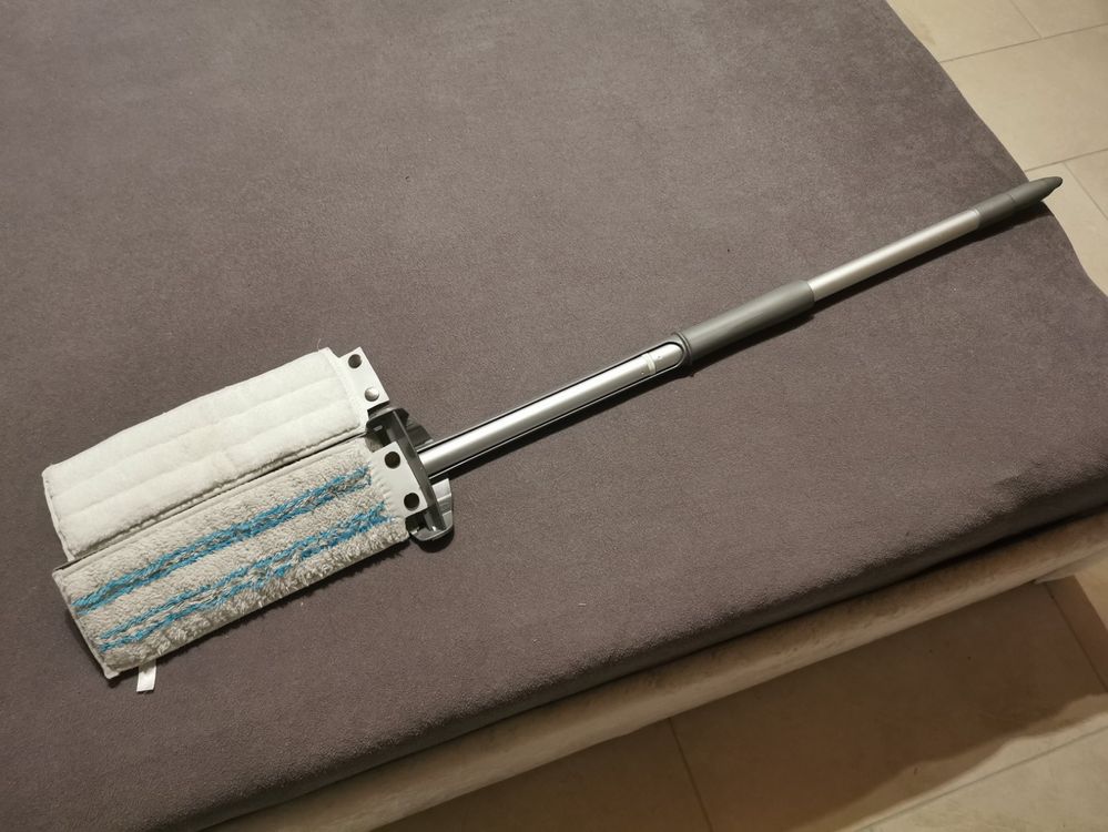 Einweg Staubmopp Mit 4 Tüchern - Abnehmbare Pressklemme Für Böden & Fenster