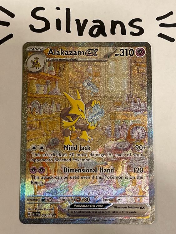 Alakazam ex (Alt Full Art) - 201/165