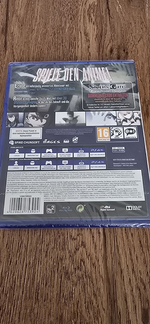 Giochi: Steins;Gate Elite - PS4 - sealed – Nuovo e nell'imballaggio originale da Wetzikon ZH venduto da Du1234 1