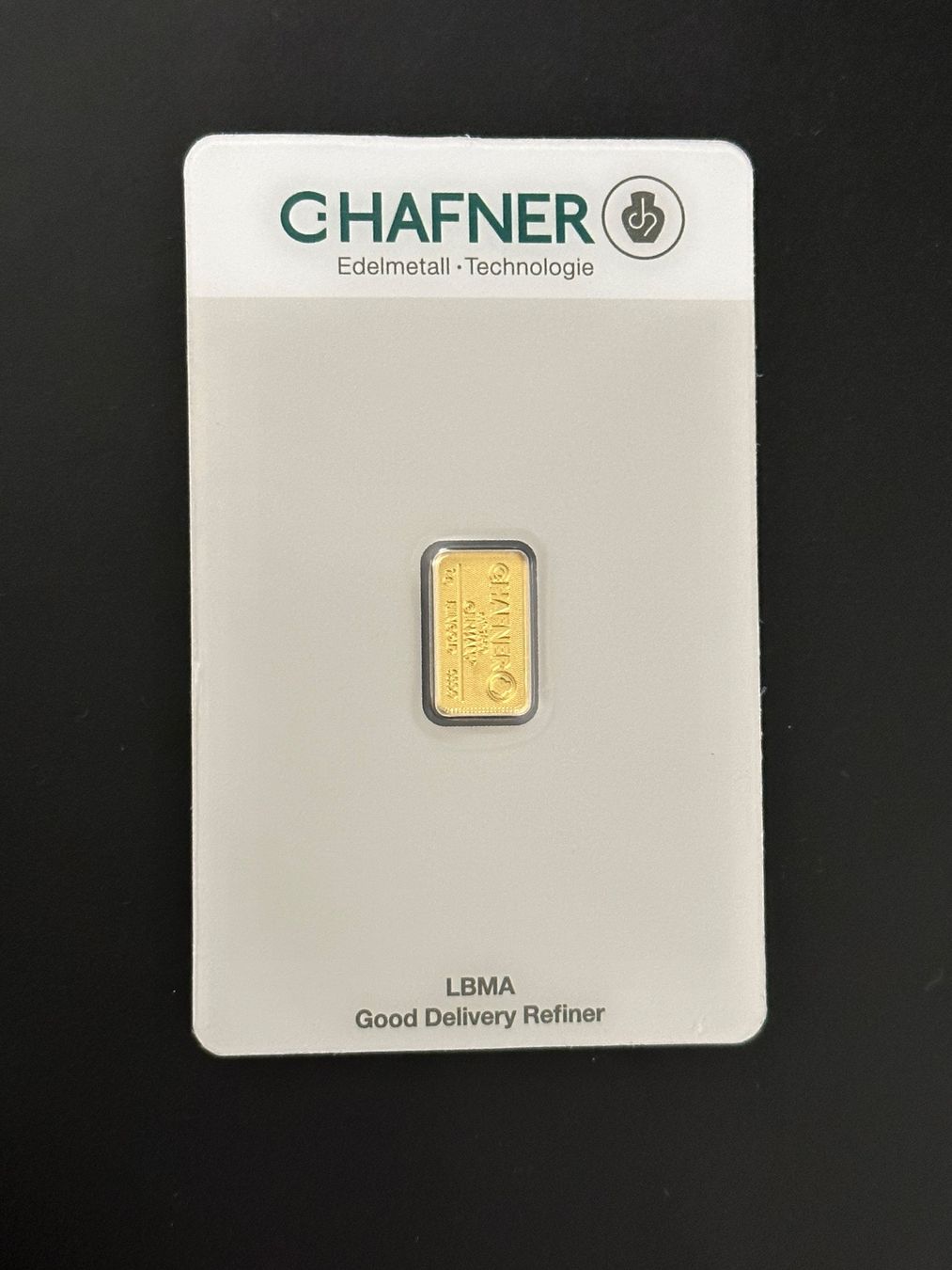 Metalli preziosi: Goldbarren 1g Chafner LBMA – Nuovo e nell'imballaggio originale da Untersiggenthal venduto da byiggy