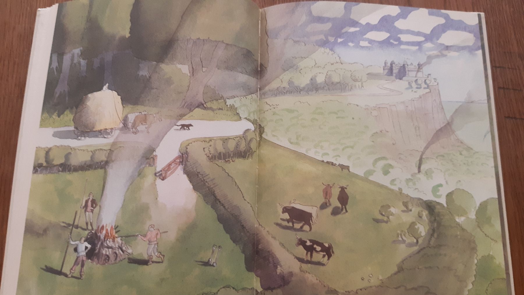 Libri: Dornröschen, Brüder Grimm, Warwick Hutton, Bilderbuch, 1979 – Usato da Oey venduto da Parkplatzbrocki 4