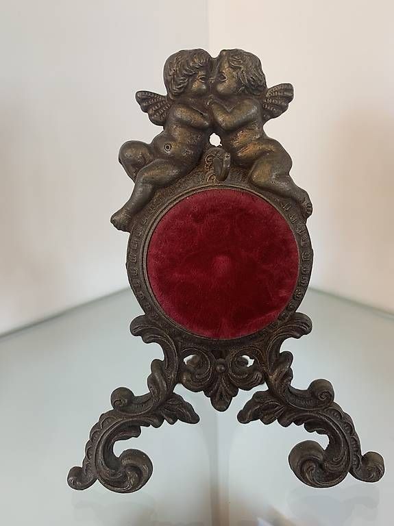 Sculture & Statue: Jugendstil  Taschenuhrenhalter Bronze um 1900 – Usato da Rothrist venduto da Oddymanliane 2
