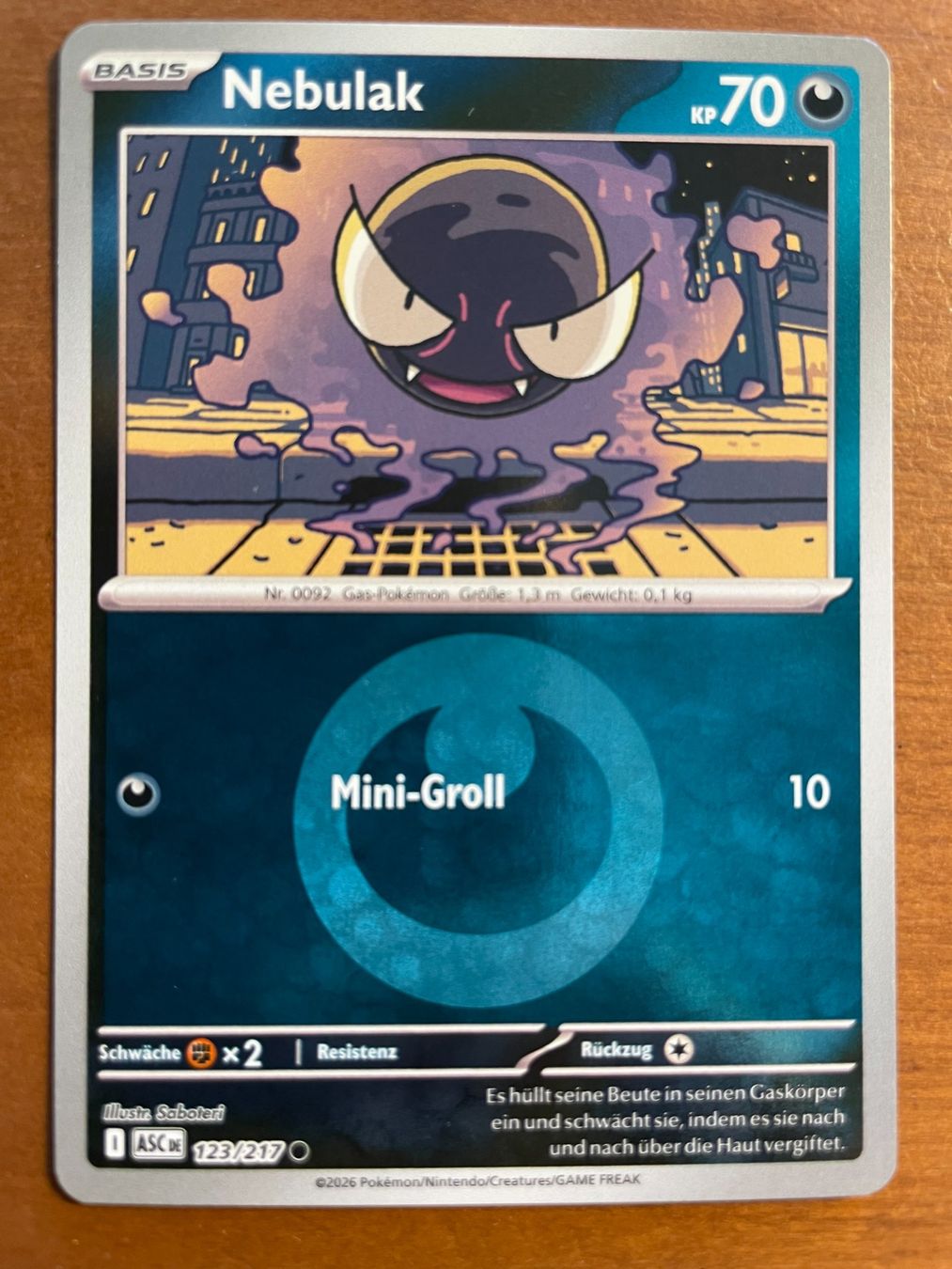 Pokémon Carte collezionabili: Pokemon Nebulak Reverse (Versand gratis) – Nuovo (secondo la descrizione) da Chur venduto da Angerson