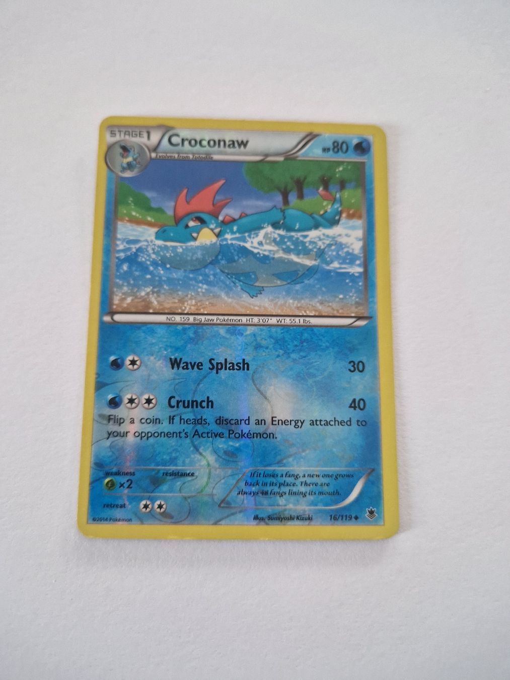 Pokémon Cartes à collectionner: Croconaw (Reverse Holo) - Phantom Forces - EN – D'occasion à Romont FR par raj_sjv9 1