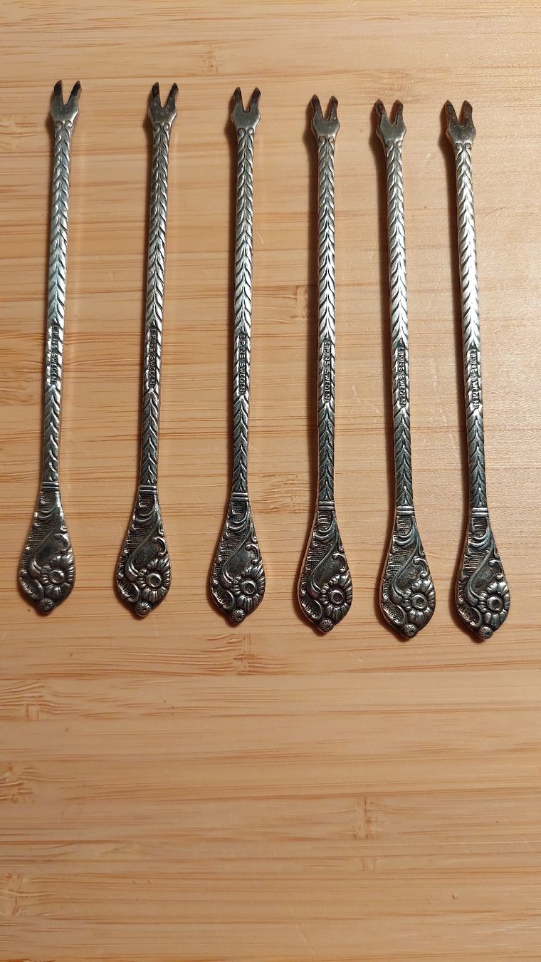 Forchette: 6 versilberte Cocktail Gabeln EPNS Sweden – Usato da Unterkulm venduto da joerg221081 4
