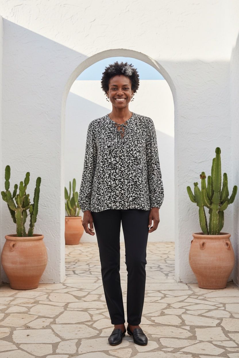 Esprit Camicette: Blouse Esprit noir et blanc, – Nuovo e nell'imballaggio originale da Vuisternens-Romont venduto da gol_xp6p