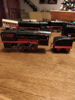 Dampflokomotive mit Tender, Spur 0.
