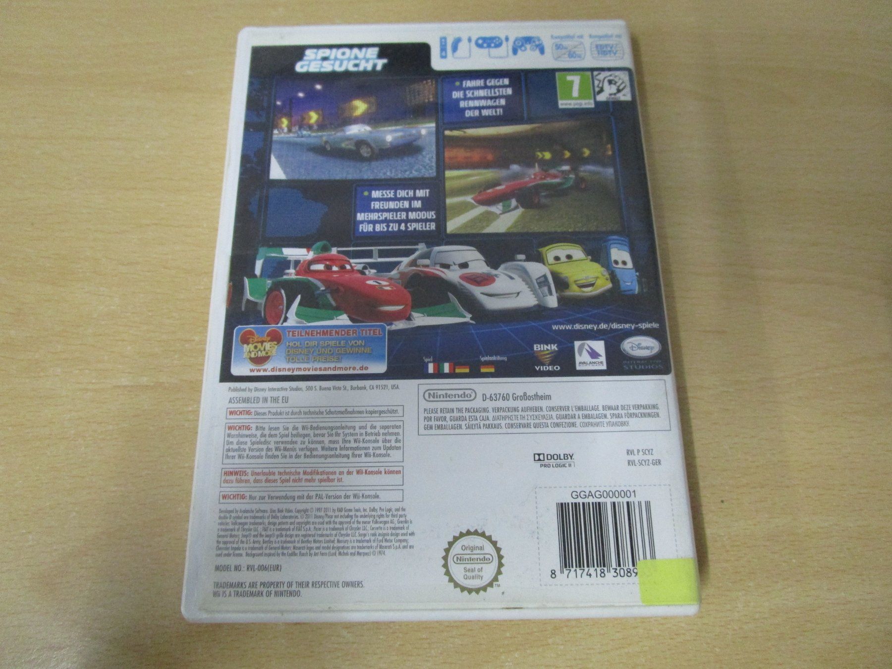 Nintendo Giochi: Cars 2 Nintendo Wii – Usato da Goldau venduto da agestuffer 1