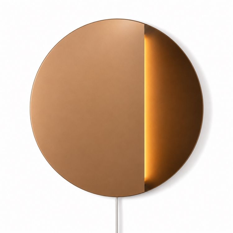 IKEA VARMBLIXT LED Wandspiegel Bronze – Design Spiegel (Neuf avec ...