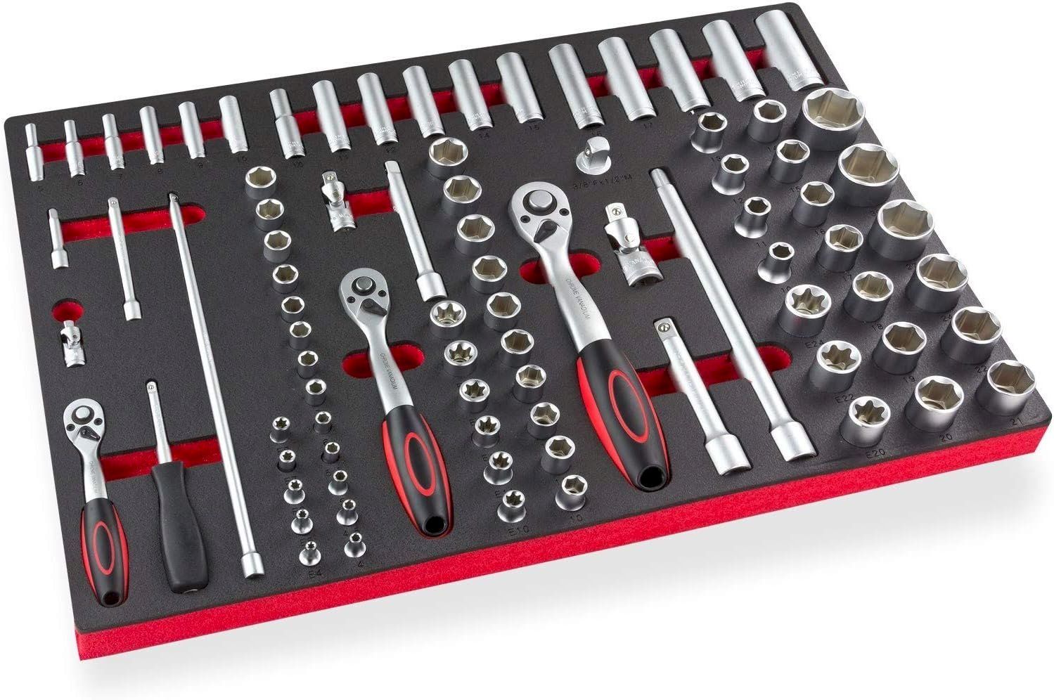 Tous les outils: Steckschlüssel Ratschen Satz 85tlg – Neuf avec emballage d'origine à Bottighofen par zaap