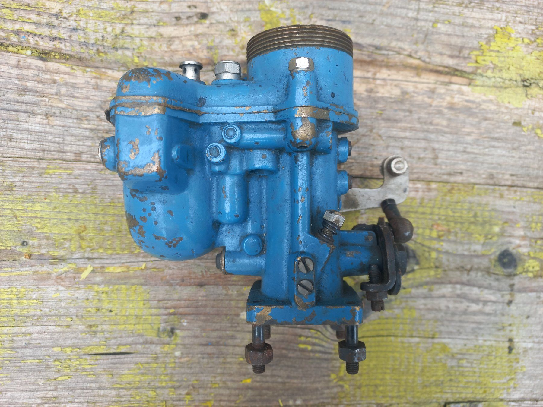 Tutti pezzi di ricambio auto: rarer Oldtimer Messing / Bronze Vergaser WEBER Tipo 26 DR – Usato da Dulliken venduto da Dullikenlerchclassic