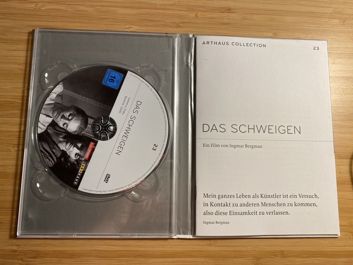 Tutti i DVDs: Das Schweigen - Ingmar Bergman – Usato da Zürich venduto da Wim-Broccoli 2