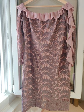 Elegant Lace Dress, Off-Shoulder, Size XL, Shein Style