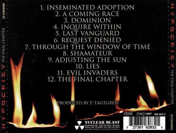 CDs: Hypocrisy - Final Chapter – D'occasion à Uzwil par visions77 1