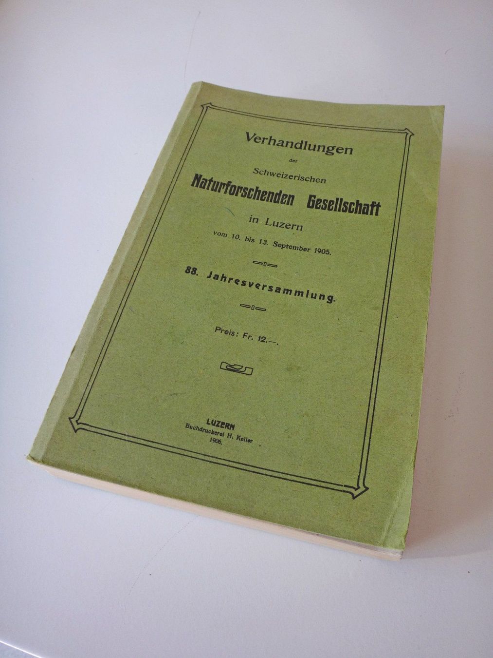 Libri: Naturforschenden Gesellschaft – Usato da Bellinzona venduto da Bitanengo