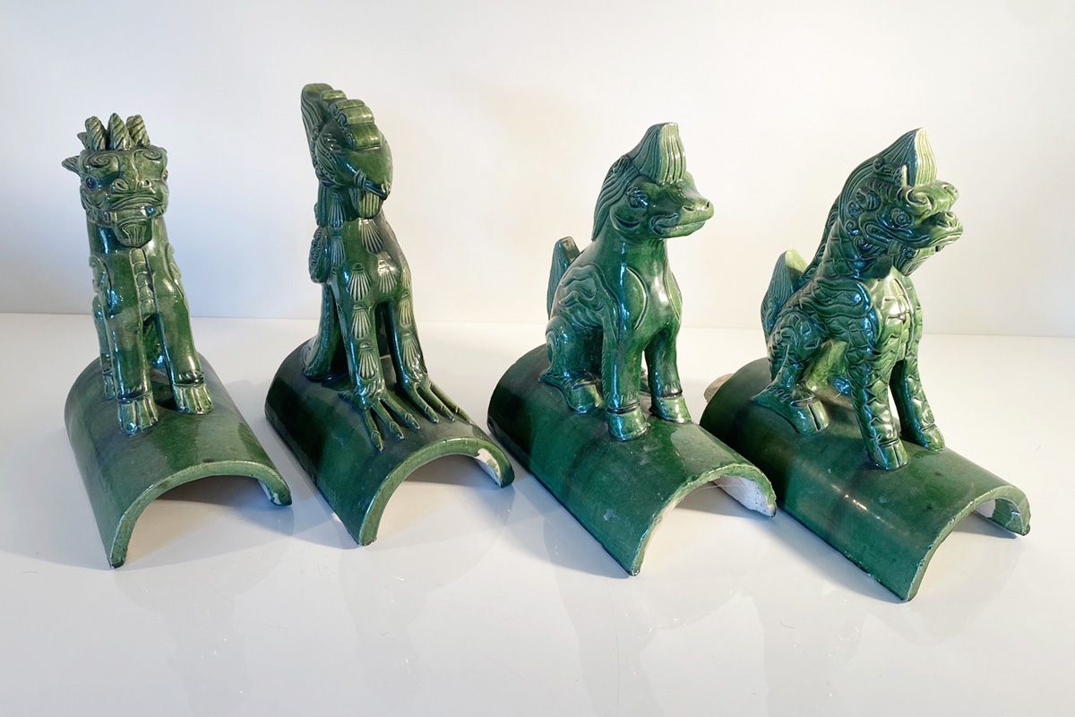 Steine & Dachziegeln: Chinesische Firstziegel Dachreiter Firstfliesen Firstspitzen – Gebraucht aus Ballwil von ClassicGallery 4
