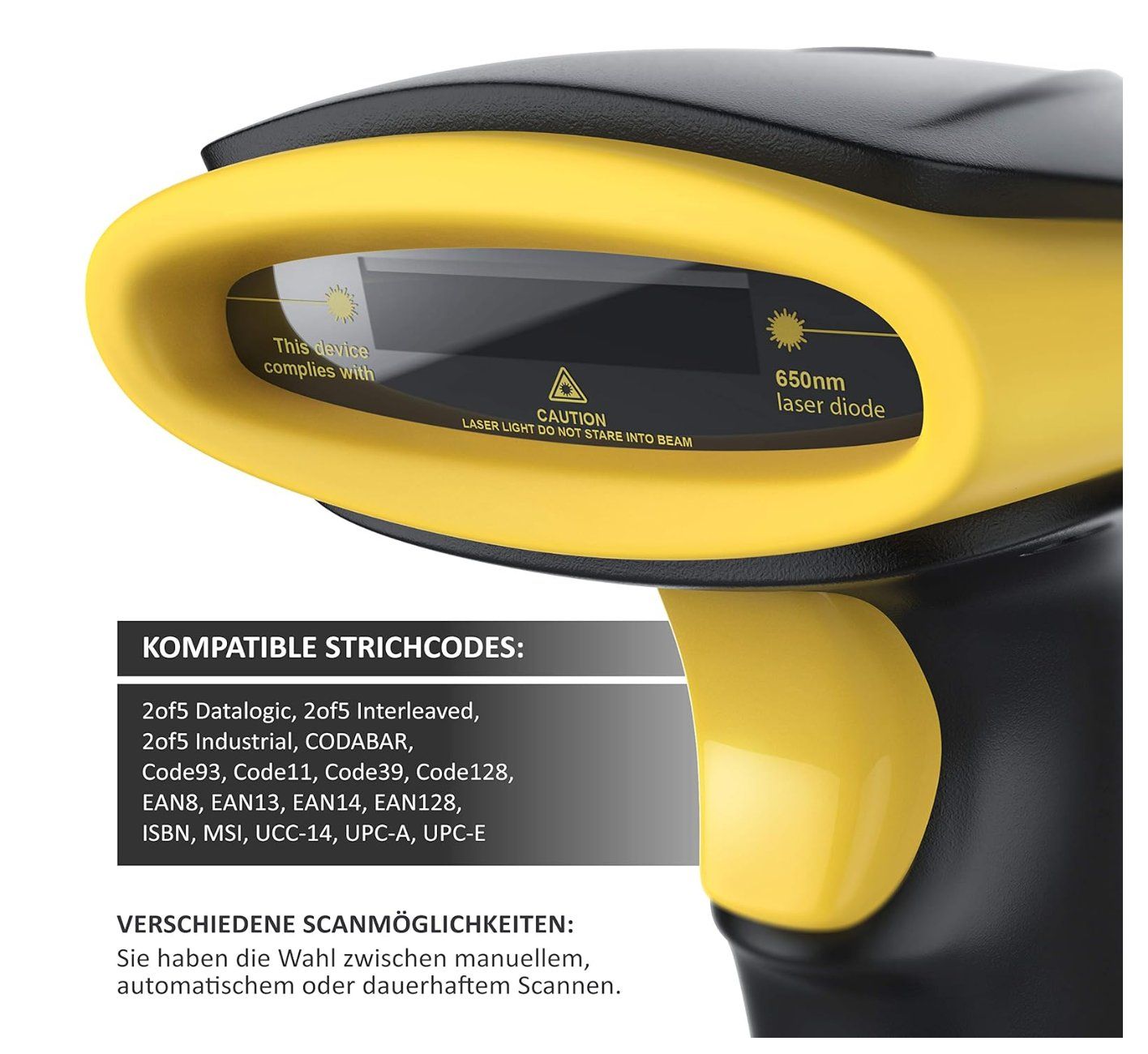 Scanner: Wireless USB Barcode Scanner von APLIC - Model 304674 – Nuovo (secondo la descrizione) da Embrach venduto da Rondamaro 2