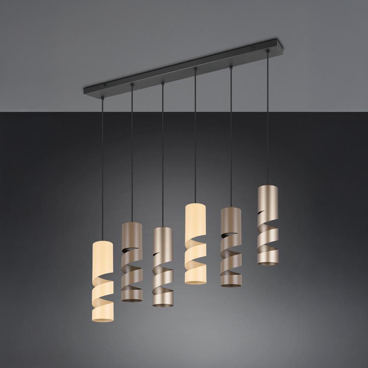 Lampadari & plafoniere: Pendelleuchte, 6 Spots, 100 cm x 14 cm – Nuovo (secondo la descrizione) da Kreuzlingen venduto da Smart-Light 2