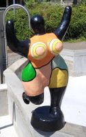 🟡 XL NANA Skulptur 90cm! im Stil Niki de Saint Phalle 90er