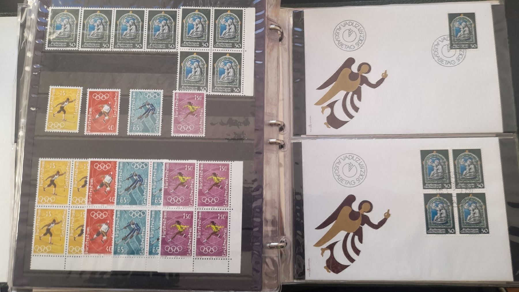 Tutti i francobolli: 1969 - 1971 Liechtenstein Sammlung – Usato da Balgach venduto da SIMEON27 1