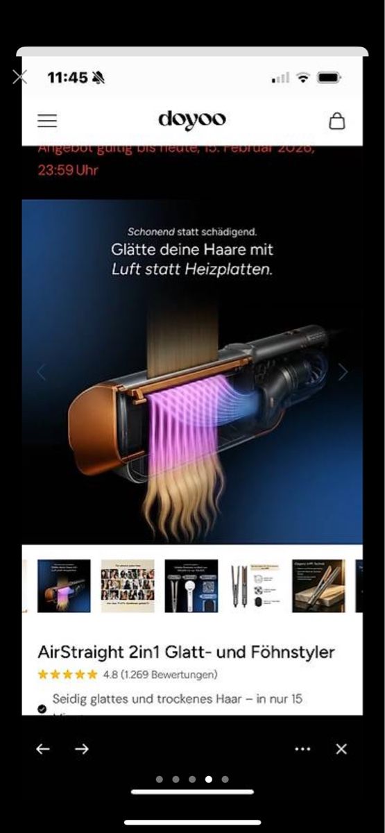 Asciugacapelli: Glatt- und Föhnstyler – Nuovo e nell'imballaggio originale da Uznach venduto da le-ma-di- 3