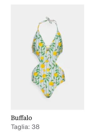 Buffalo costume intero limoni, taglia 38 - Nuovo🍋 45