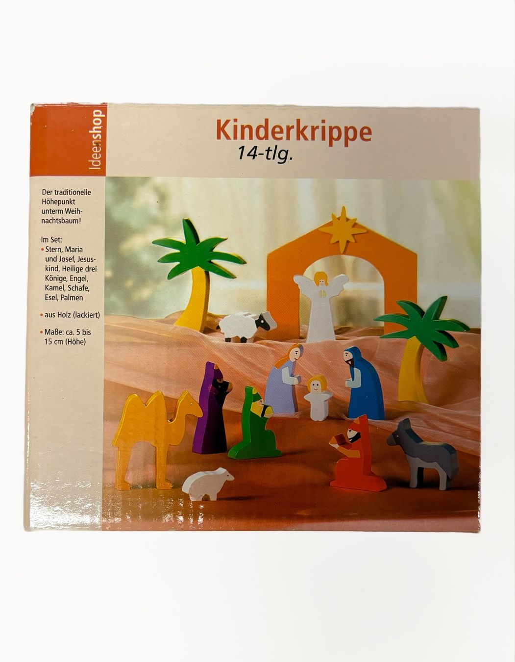 Alle Dekorationen: Kinderkrippe Holz bemalt – Gebraucht aus Neuenkirch von Gluecks.Kauf 2