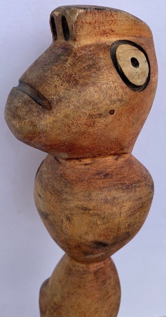 Sculture & Statue: Holz Skulptur Double Mind – Usato da Olten venduto da sportwelt 4