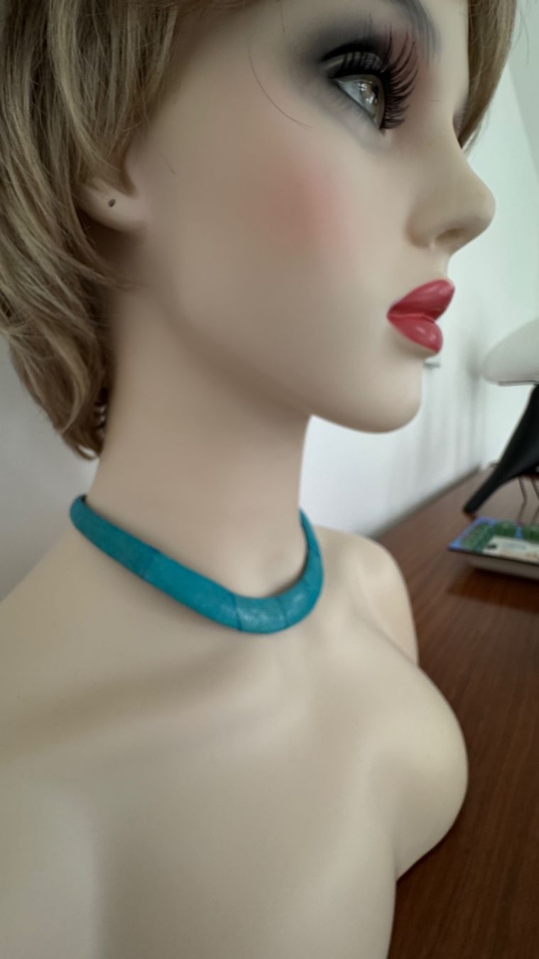 Ketten: Magnifique collier en écailles de serpent – Neu (gemäss Beschreibung) aus giffers von sev_c9x9 1