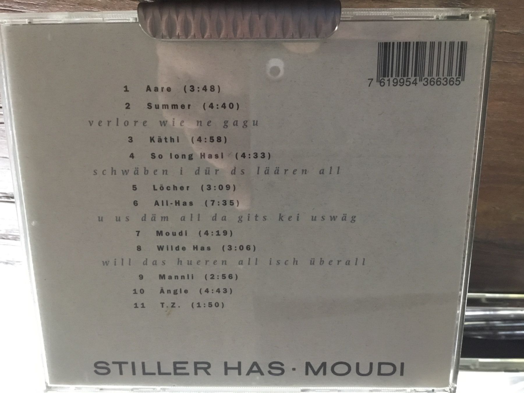 CD: Stiller Has - Moudi CD  🎸 – Usato da Thierachern venduto da sweden08 1