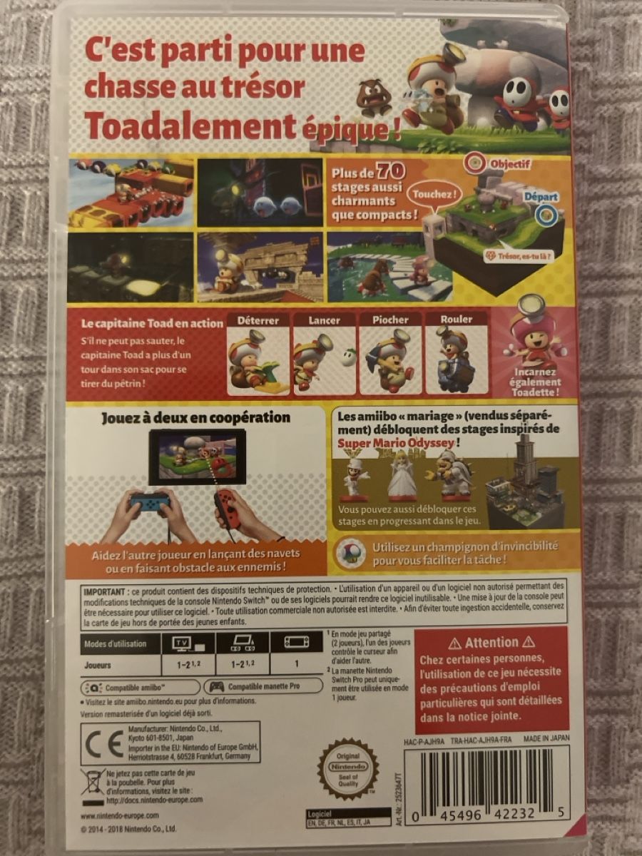Nintendo Giochi: Captain Toad: Treasure Tracker Nintendo Switch Spiel - Top Z – Usato da Bolligen venduto da Solina12 1