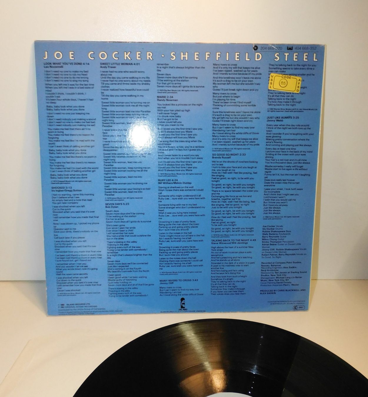 Dischi in vinile: LP 1982 Joe Cocker - Sheffield Stell  - Schallplatte    LP – Usato da Sursee venduto da 76 2