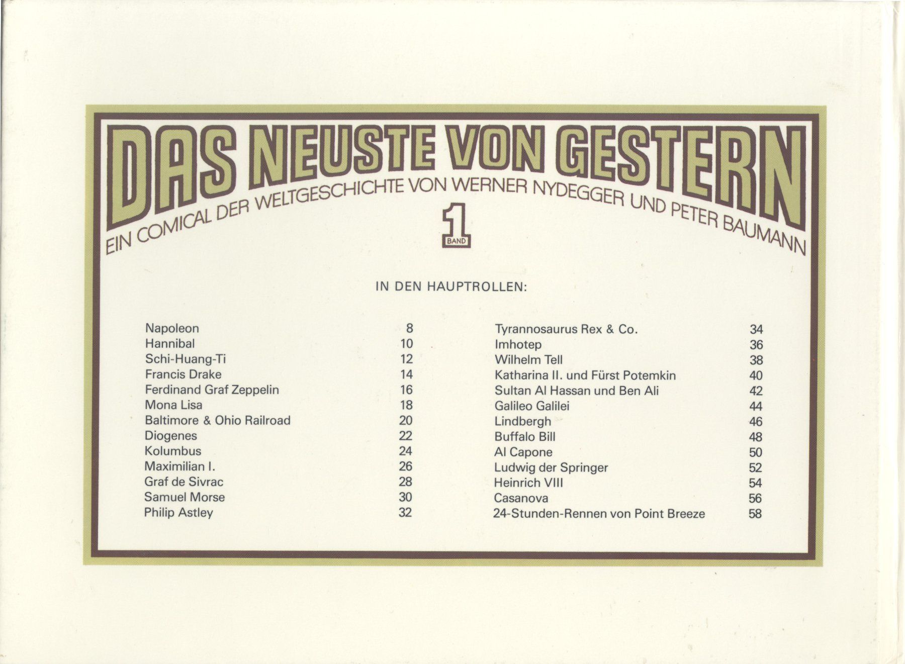 Comics: Das Neuste von Gestern - Comical BAND 1  (1979) – Gebraucht aus Biel/Bienne von 07helios032 5