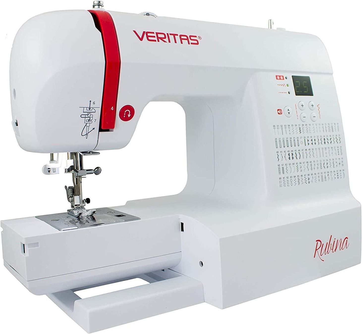 Macchine da cucire: VERITAS Nähmaschine RUBINA – Nuovo e nell'imballaggio originale da Bottighofen venduto da zaap 1